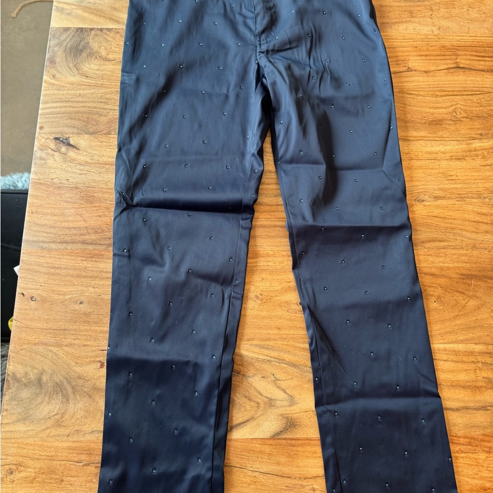 Woman trousers, Pants , MOSCHINO , Deep blue . Navy